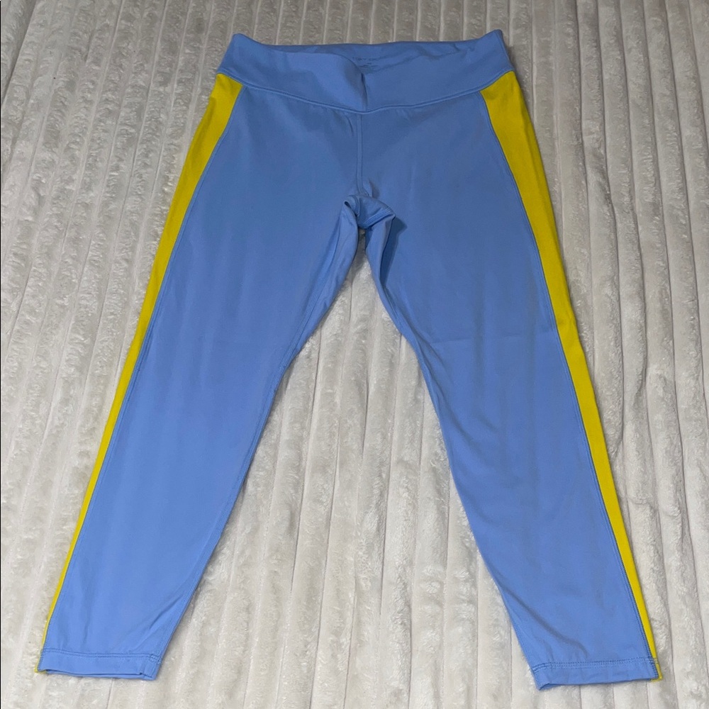 Tory Sport Colorblock Crop | Size Large
